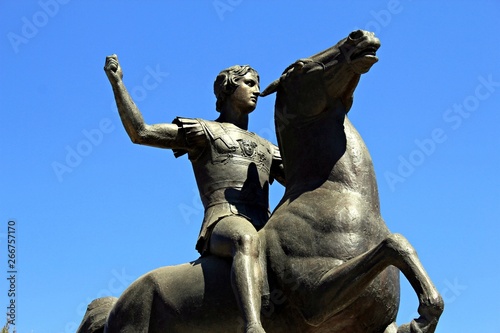 Statue of Alexander the Great in Athens  Greece