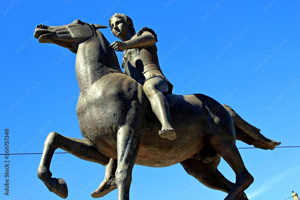 Statue of Alexander the Great in Athens, Greece Statue of Alexander the Great in Athens, Greece