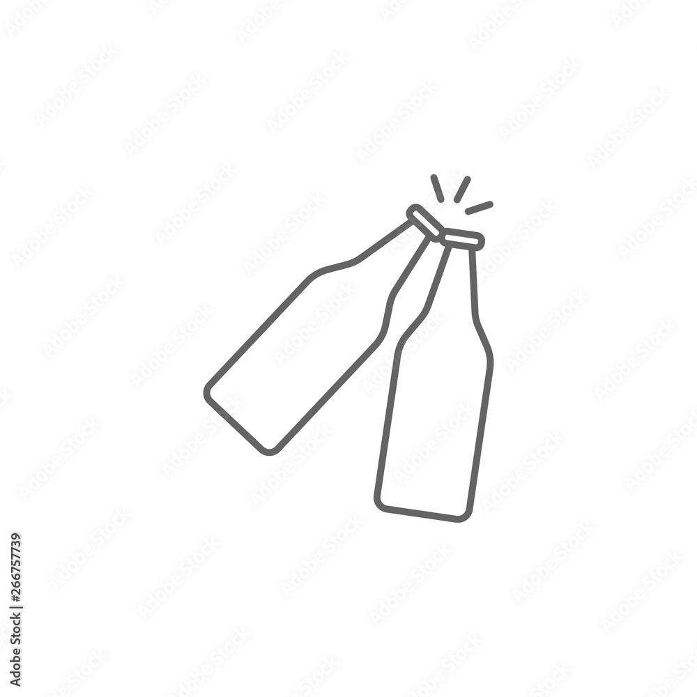 Alcohol, friends, bottle icon. Element of friendship icon. Thin line icon for website design and development, app development. Premium icon Alcohol, friends, bottle icon. Element of friendship icon. Thin line icon for website design and development, app development. Premium icon