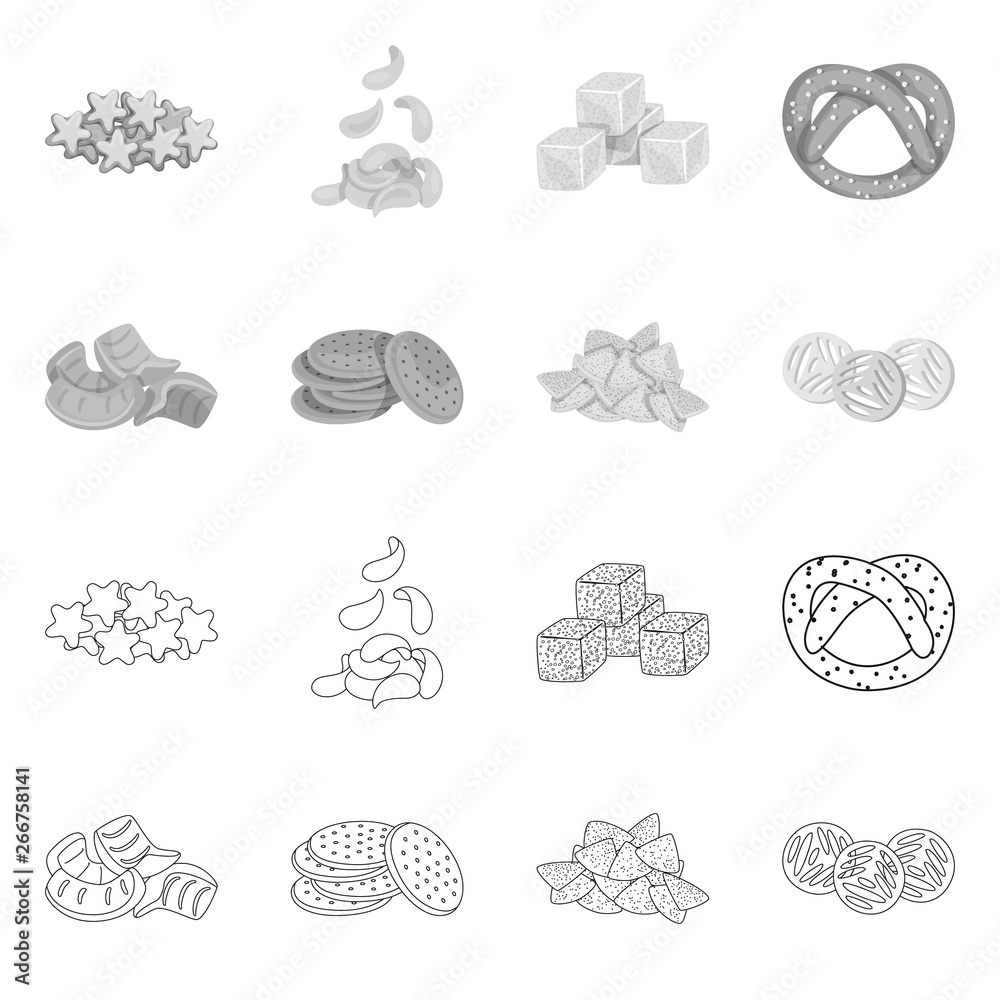 Obraz premium Isolated object of Oktoberfest and bar symbol. Collection of Oktoberfest and cooking vector icon for stock.