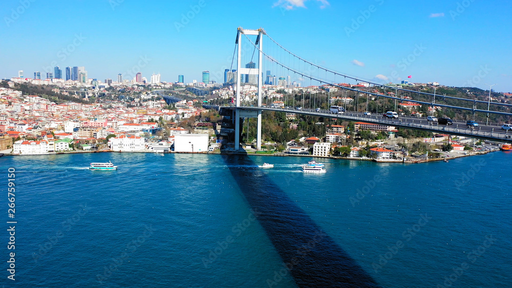 Amazing aerial view of Istanbul.	