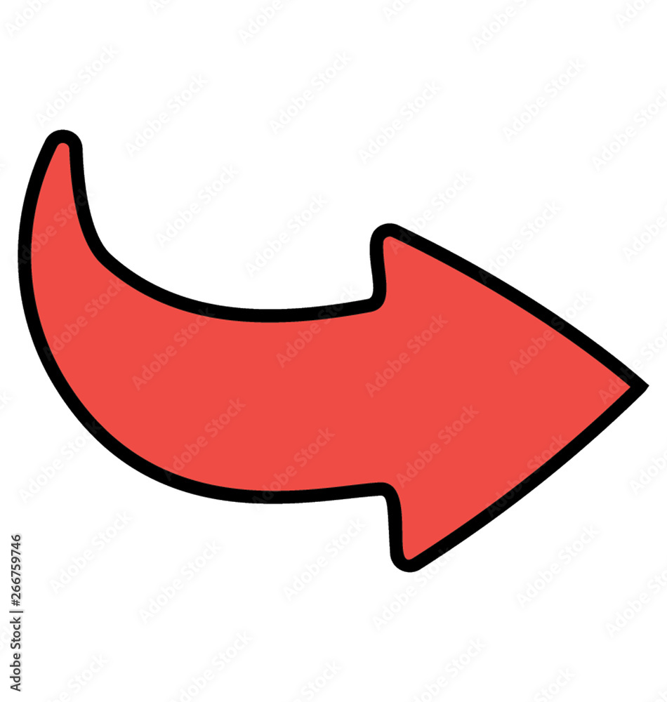 Doodle arc arrow icon design Doodle arc arrow icon design