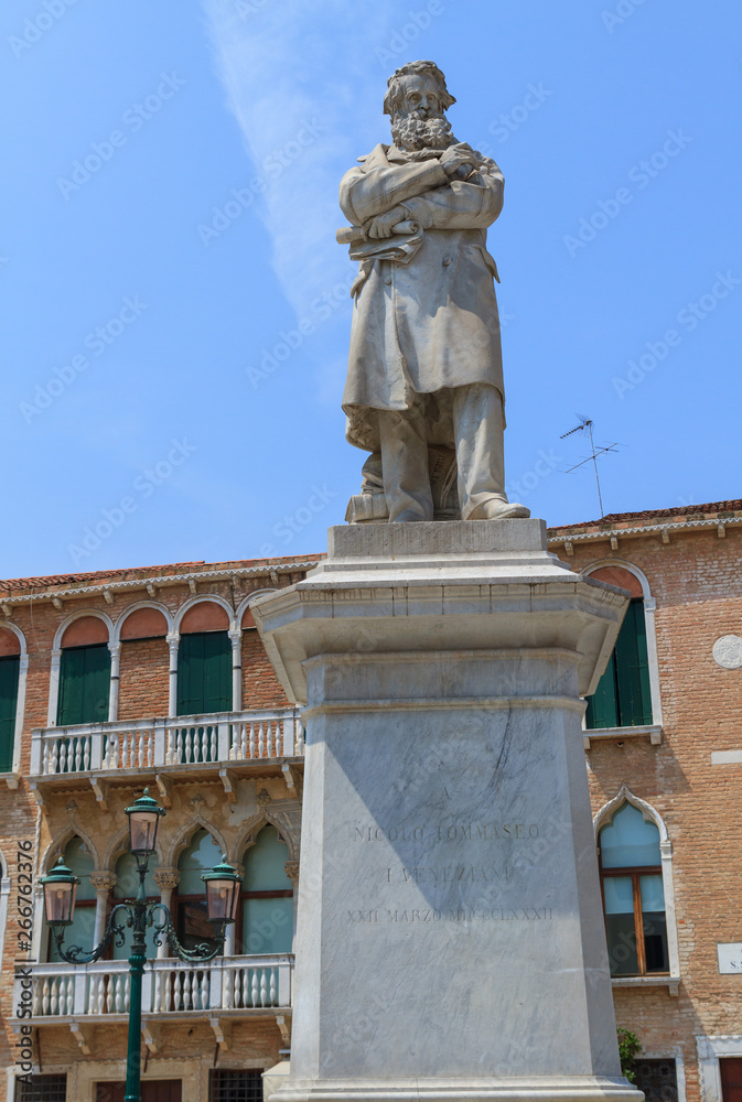 Statue of Niccolo Tommaseo in Venice