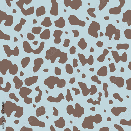 Seamless leopard pattern, print, texture. Vector illustration. Abstract animal background for creative design of textiles, fabrics and other surfaces