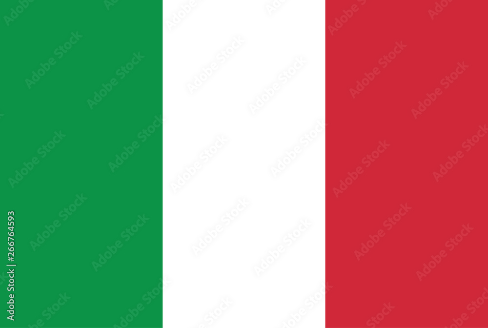 Italy flag, vector icon. Italian national symbol Italy flag, vector icon. Italian national symbol