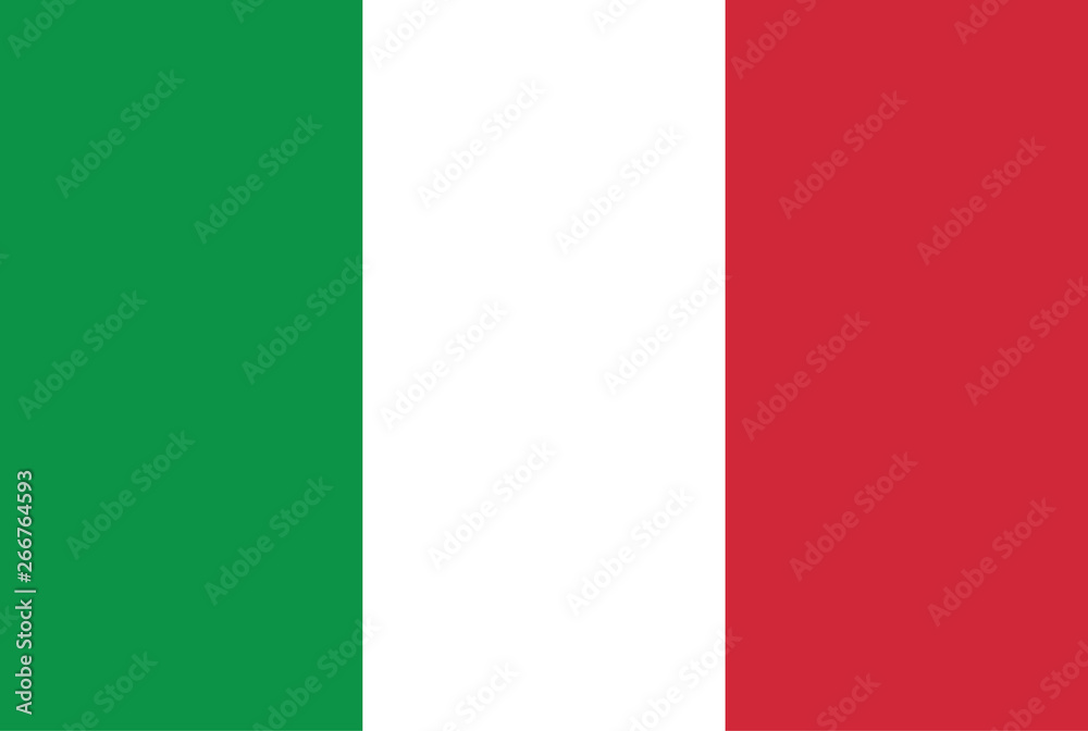 Italy flag, vector icon. Italian national symbol