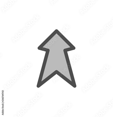 Fototapeta Naklejka Na Ścianę i Meble -  Up Direction Arrow Icon For Your Project