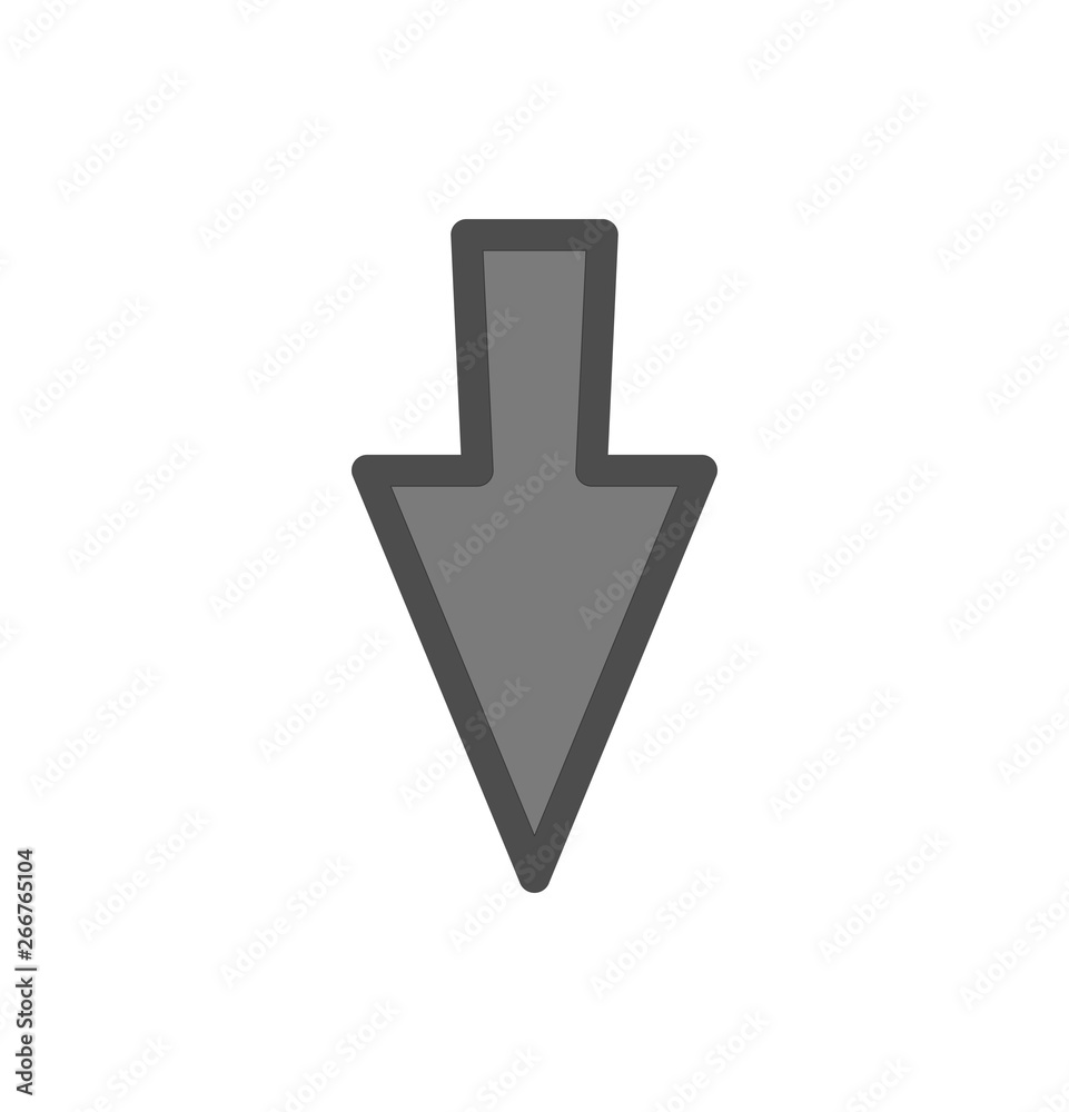 Down Direction Arrow Icon For Your Project Down Direction Arrow Icon For Your Project