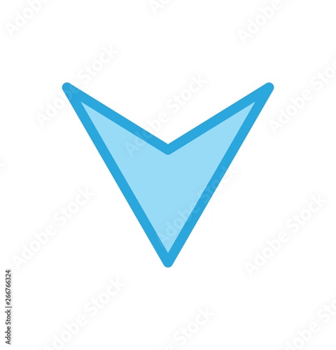 Free Download Down Direction Arrow Icon For Your Project - GFXLoad