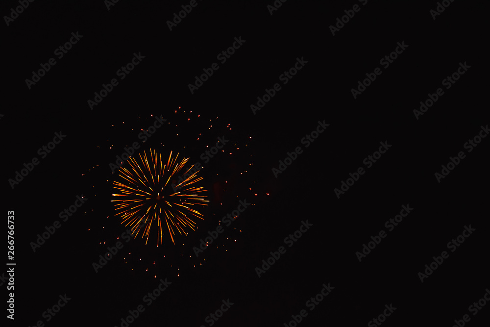 firework on black background for celebration party. at phuket thailand merry christmas and happy new year. firework on black background for celebration party. at phuket thailand merry christmas and happy new year.