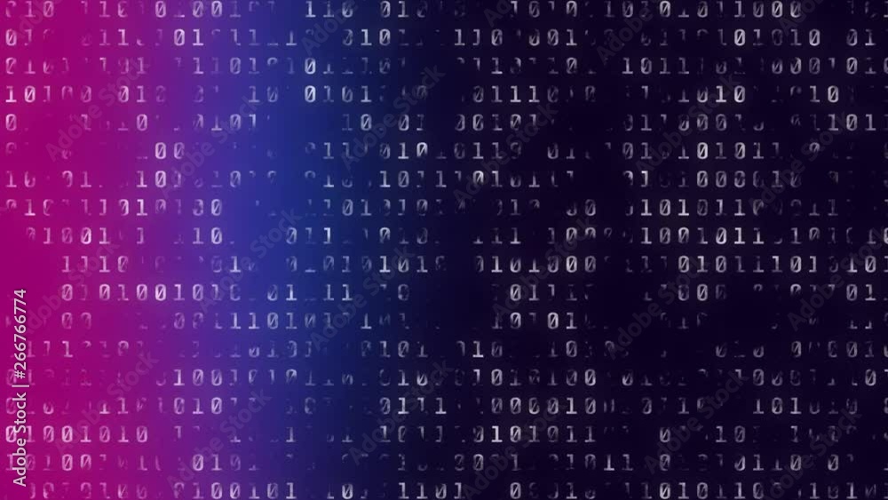 Background filled with binary codes Background filled with binary codes
