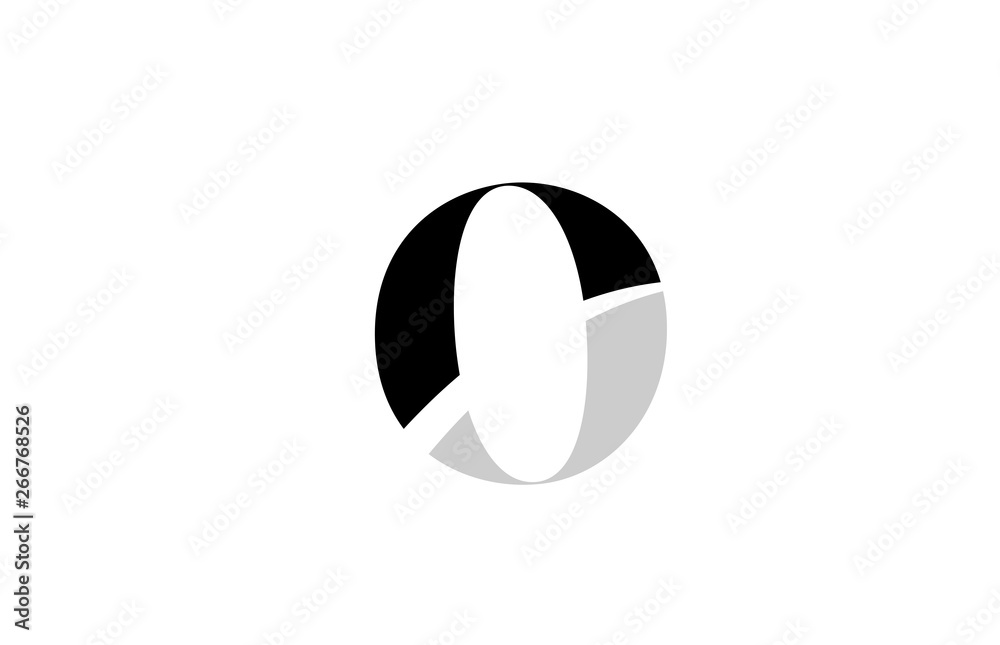 alphabet letter o black and white logo icon design alphabet letter o black and white logo icon design