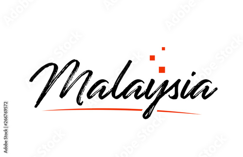  Malaysia country typography word text for logo icon design