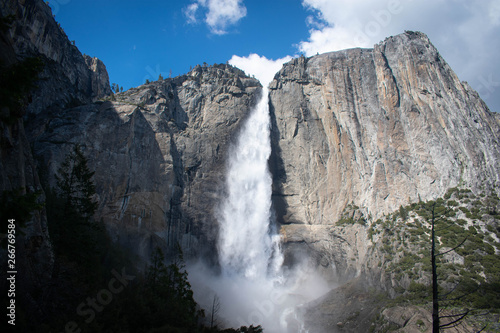 yosemite upper fall from trail, early May 2019