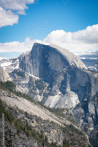 half dome view from Yosemite Poiont, May 2019