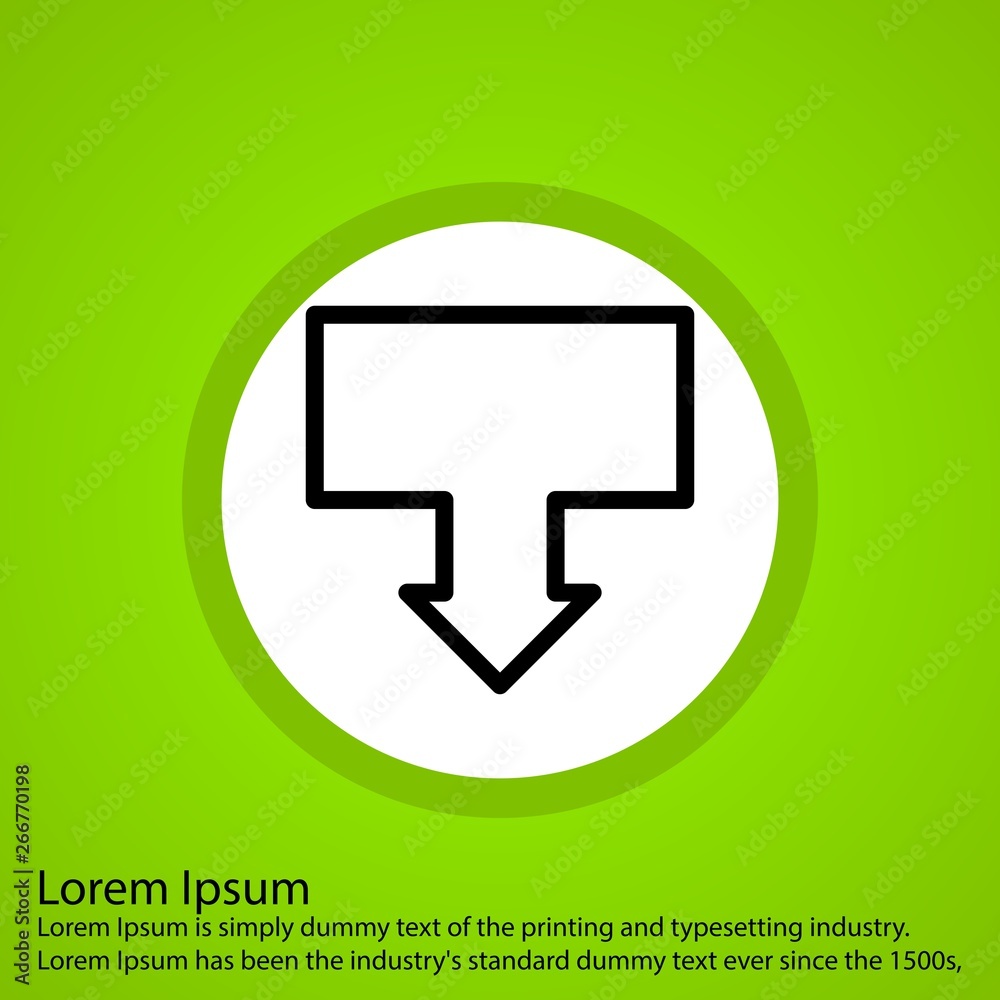 Down Direction Arrow Icon For Your Project Down Direction Arrow Icon For Your Project