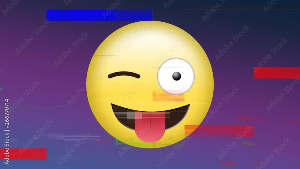 Winking face with sticking out tongue emoji Winking face with sticking out tongue emoji
