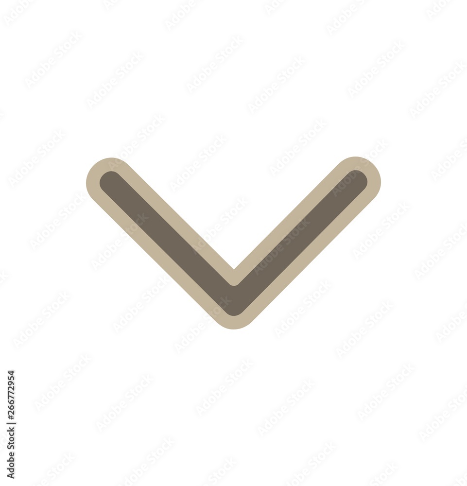 down arrow icon for your project