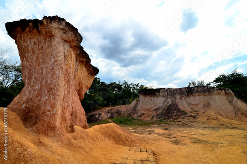 Natural Attractions Thailand Called Goat Muang Phee National Park Nan photo