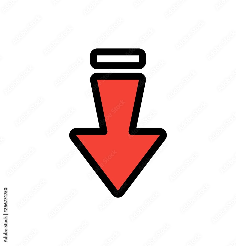 Down Direction Arrow Icon For Your Project Down Direction Arrow Icon For Your Project