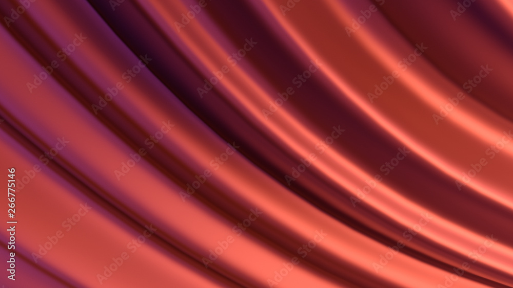Obraz premium 3d render abstract background with twisted geometry. Swirl shape...