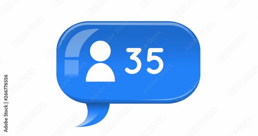 Increasing number of friend requests on social media 4k Increasing number of friend requests on social media 4k