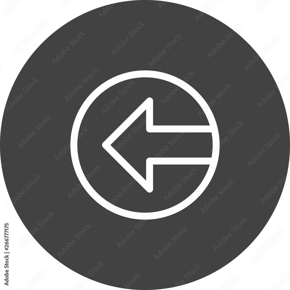 Left Direction Arrow Icon For Your Project