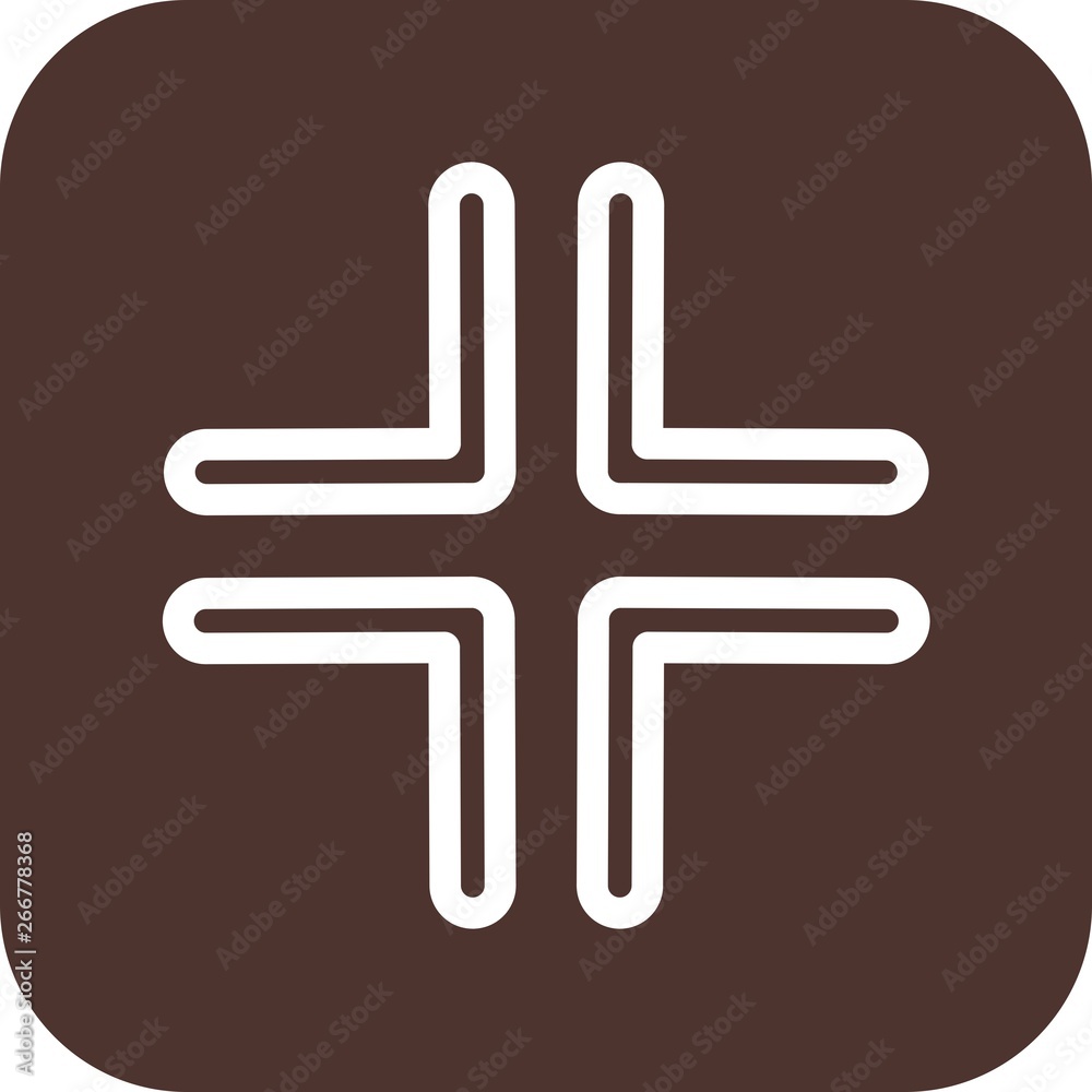 Fototapeta premium Complex Direction Arrow Icon For Your Project