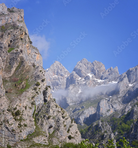 National Park of Picos de Europa, León, Northern Spain. The oldest national park in Spain. It was created in 1918. 