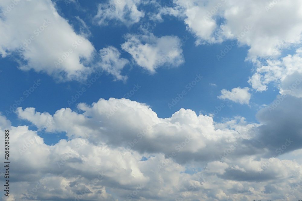 Blue sky with clouds Blue sky with clouds