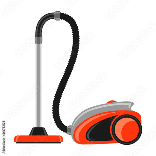 Icon of vacuum cleaner.