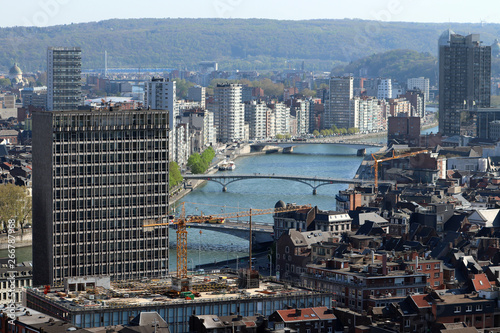 La ville de Liège et la Meuse