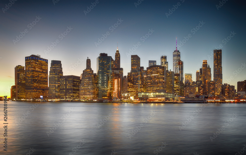 Obraz premium Manhattan skyline.
