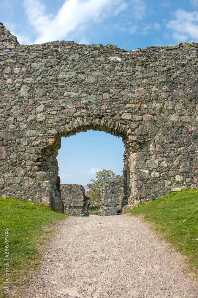 Inverlochy Castle in Fort William at Loch Linnhe Highlands Scotland