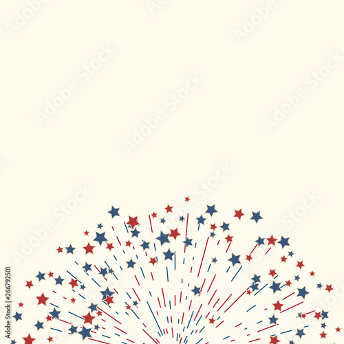 American fireworks patriotic background