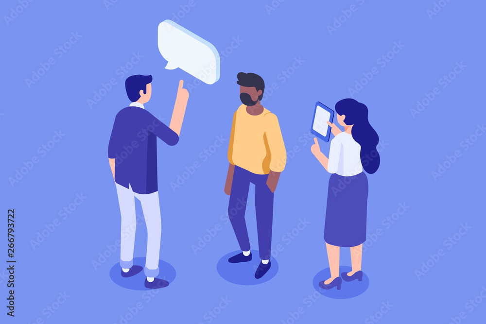 Business people isometric vector set. Join our team. Creative team characters. Discussion people. Team thinking and talking. Isometric vector characters. Business people isometric vector set. Join our team. Creative team characters. Discussion people. Team thinking and talking. Isometric vector characters.