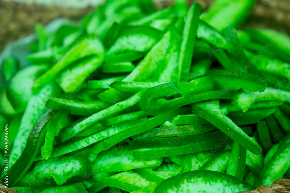 Exhibition dry fruits in the market