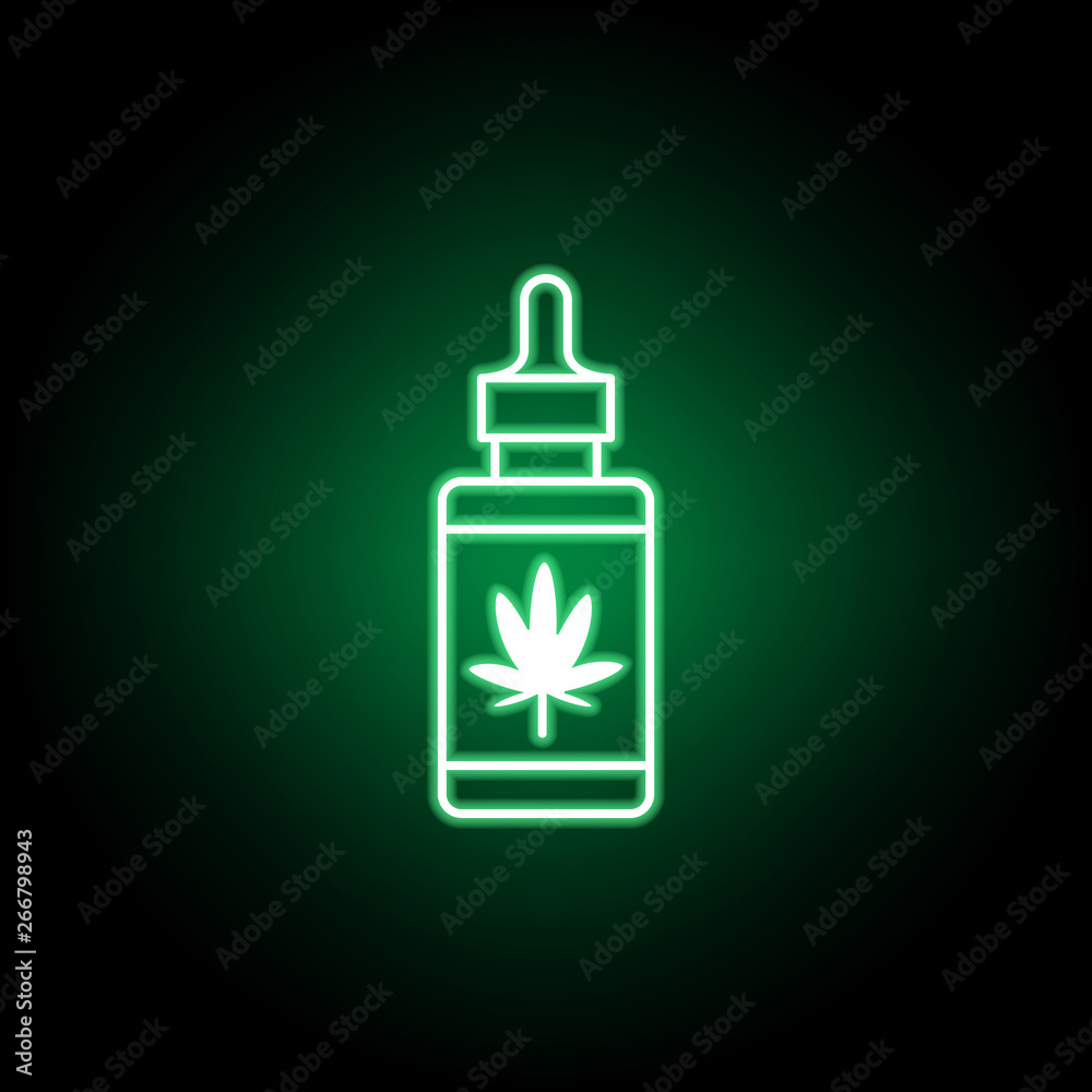 marijuana weed outline icon in neon style. Can be used for web, logo, mobile app, UI, UX marijuana weed outline icon in neon style. Can be used for web, logo, mobile app, UI, UX