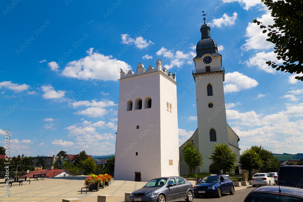 Historical center of old town Spisska Bela. SLovakia. Europe