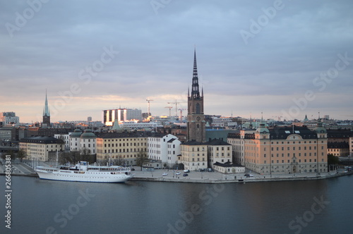 stockholm, riddarholmen, sunset,