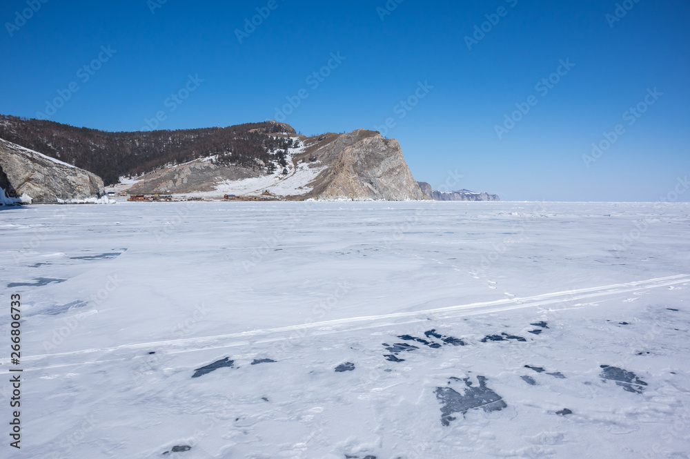 Lake Baikal in winter