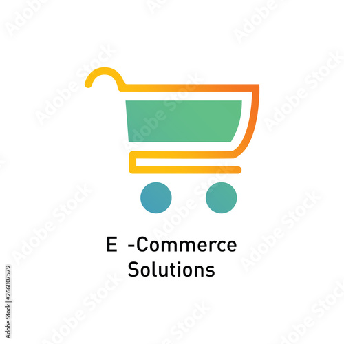 e-commerce solutions popular web icon design 