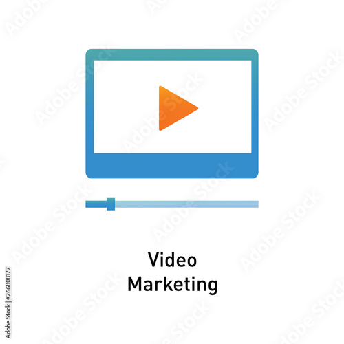 video marketing popular web icon design 