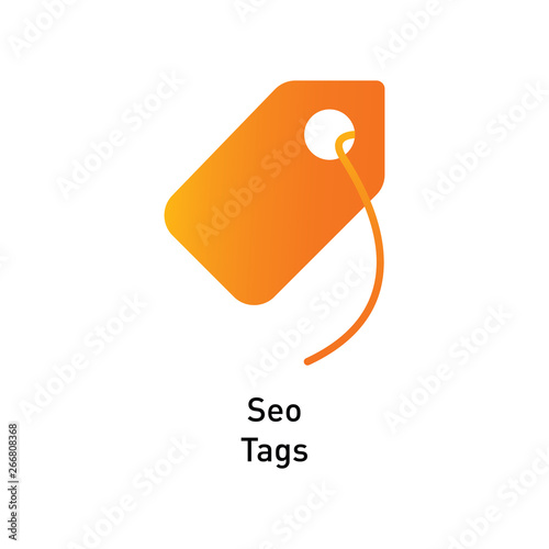 seo tags popular web icon design 