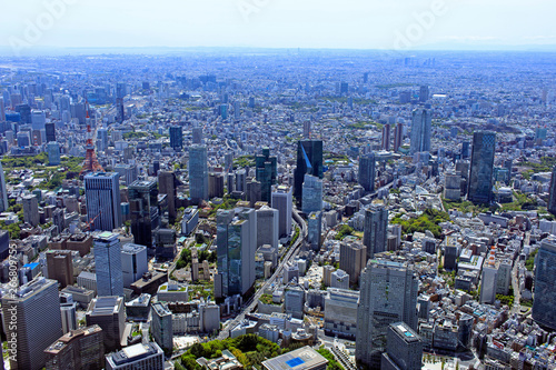 都市風景／赤坂上空