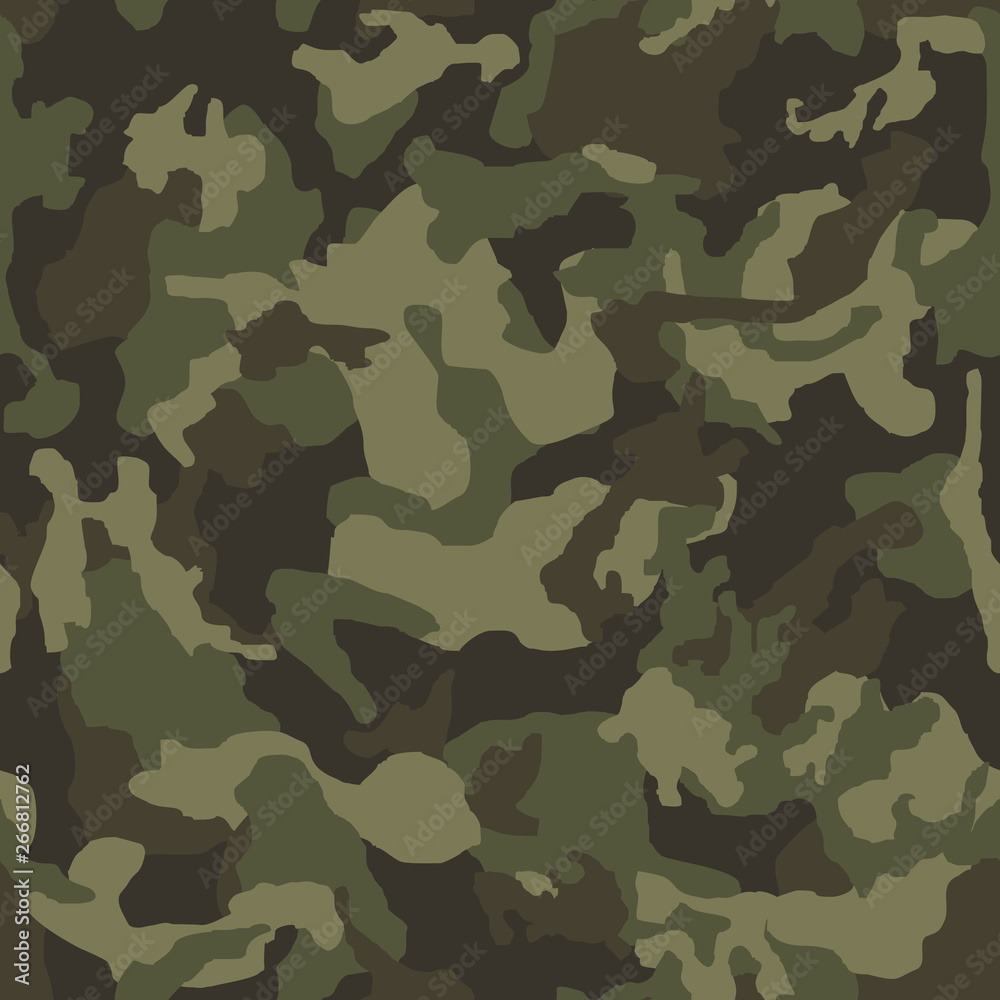 Modern seamless vector military camouflage background for cloth Modern seamless vector military camouflage background for cloth