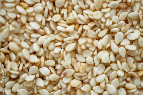 Sesame Seeds. Close up