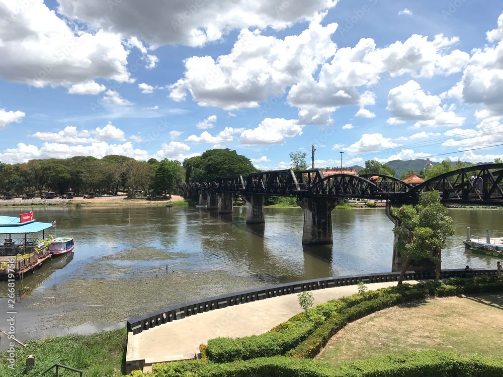 Fototapeta premium Bridge on the river kwai