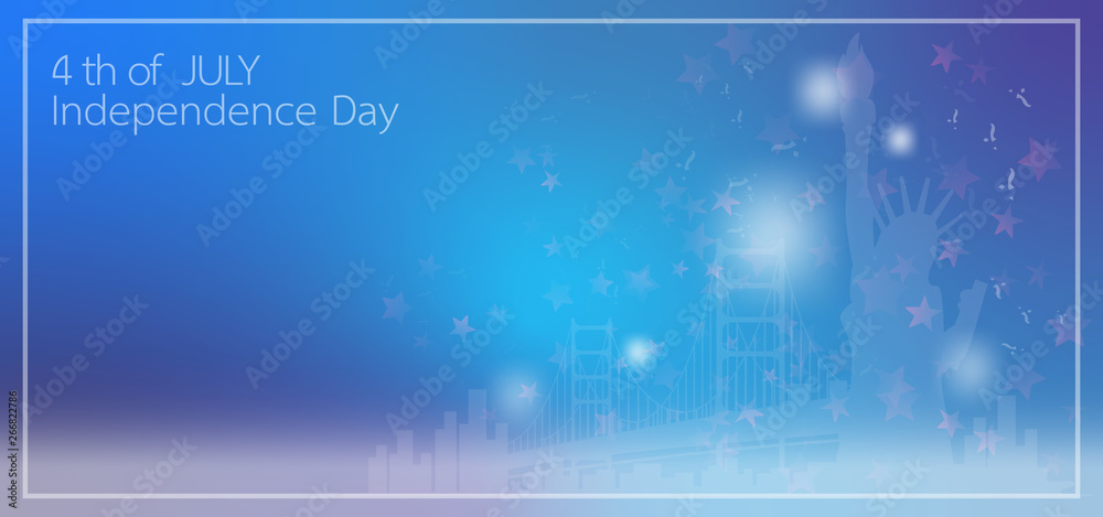 The vector 4 July Independence Day celebration image. The vector 4 July Independence Day celebration image.