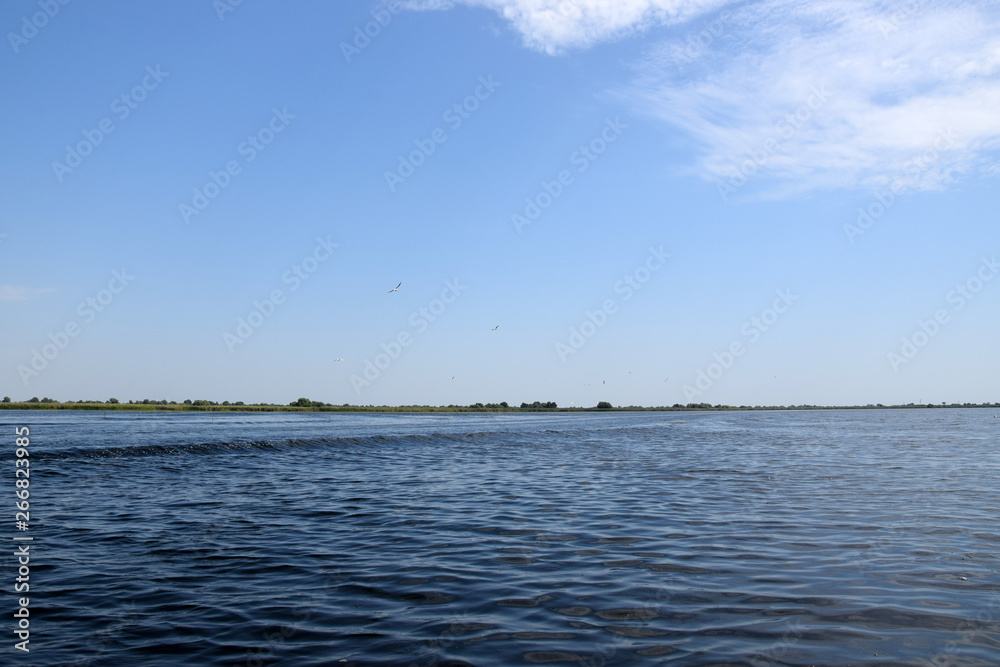 Fortuna Lake (Lacul Furtuna). Danube biosphere reserve - Danube delta, Romania. Fortuna Lake (Lacul Furtuna). Danube biosphere reserve - Danube delta, Romania.